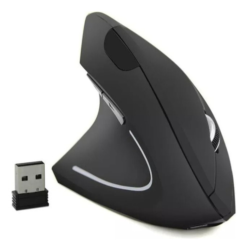 Mouse Yelandar D5 Vertical Inalambrico 6 Botones 3600 Dpi