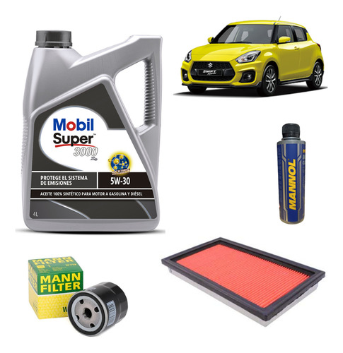 Kit Mantencion Para Suzuki Swift 1.6 2011-2018 5w30 Sint.