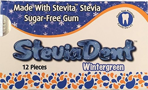 Stevia Steviadent - Wintergreen Flavor (12 Paquetes De 12) S