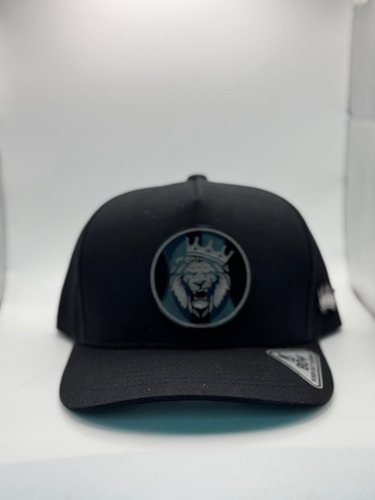 Gorra Rey Leon Placa Black Negro Unitalla Lisa