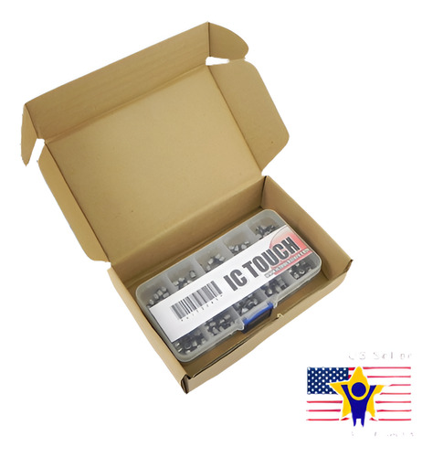 10value 200pcs Smd Condensadores De Aluminio Caja Kit (tamañ