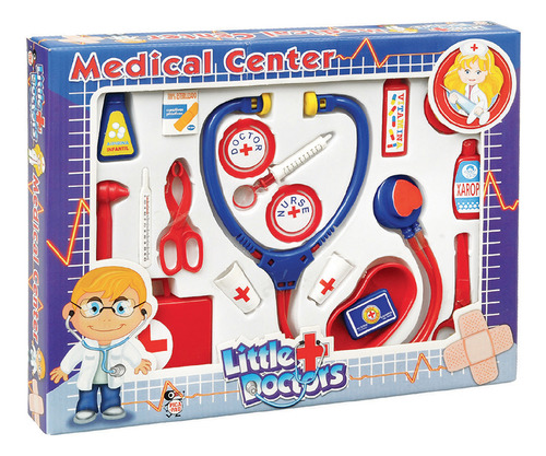 Conjunto Médico Infantil E Acessórios Pica Pau Brinquedos
