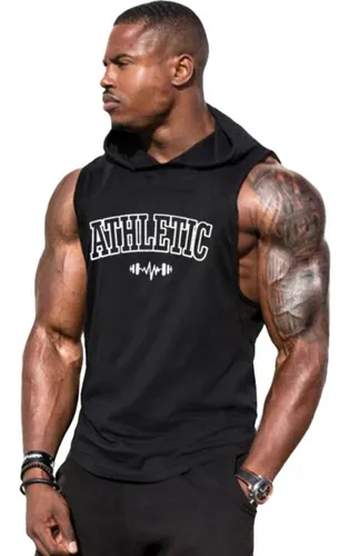 Playera deportiva sin manga hombre sale