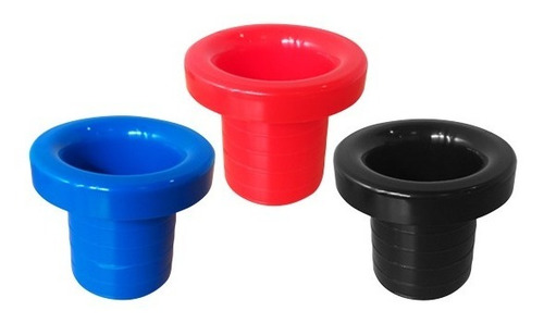 Imagen 3 de 6 de Interior Mate 3d Polimero + Bombilla 30 Un. Azul Negro Rojo