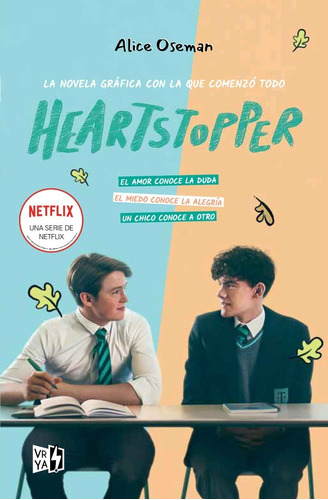 Heartstopper Tomo 1 Tapa Netflix - Alise Oseman - Hon Libros