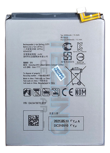 Bate Para Lg K42 K52 K62 K62+ K62 Plus Bl-t51 100% Original