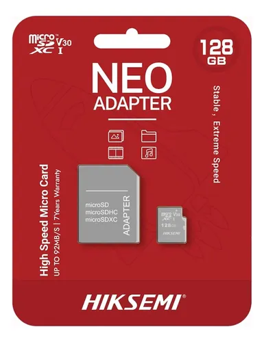 Memoria Micro Sd 128gb Hiksemi Neo Adapter Hs-tf-c1 + Adapt.