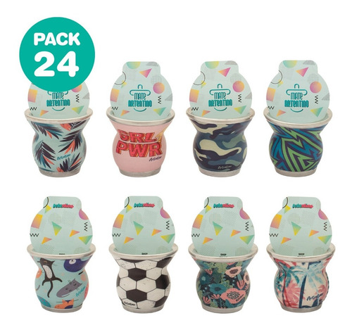 Imagen 1 de 2 de Pack Oferta 24 Mate Matero Hombre Mujer Niño Regalo Original