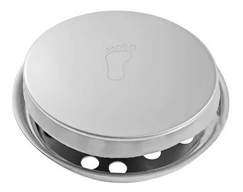 Kit 2 Ralos Inox Click Pop Up Redondo 10x10 Demima