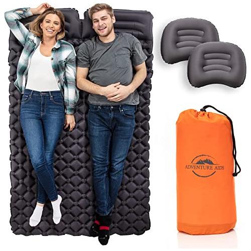 Adventure Aids Camping Sleeping Pads With Inflatable Pillows