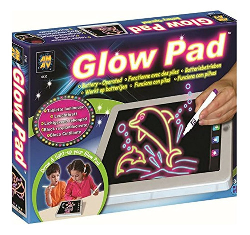 Amav Glow Pad - Tablero De Dibujo Portátil De Alta Tecnologí