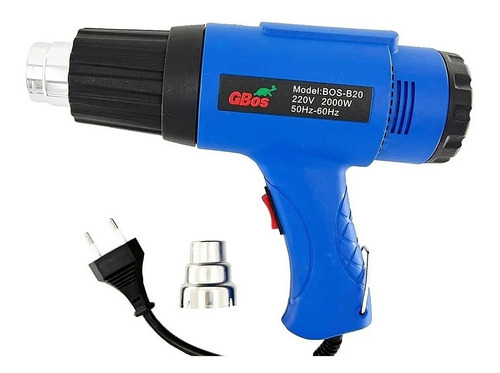 Pistola De Calor Aire Caliente 2000w 220v Bos-b20