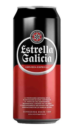 Cerveza Estrella Galicia Lata 500 Ml