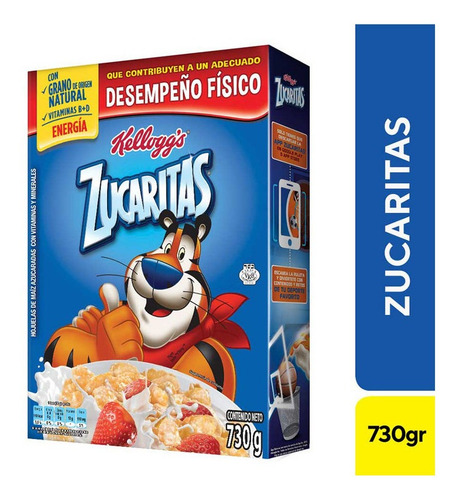 Cereal Kellog's Zucaritas Copos De Maiz Azucarados