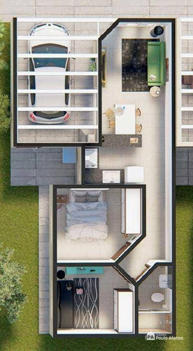 Casa Com 2 Dormitórios À Venda, 50 M² Por R$ 190.000,00 - Estância Poços De Caldas - Poços De Caldas/mg - Ca0487