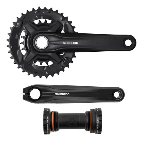 Pedivela Shimano Altus Mt210 36-22 Hollowtech C/ Central 9v