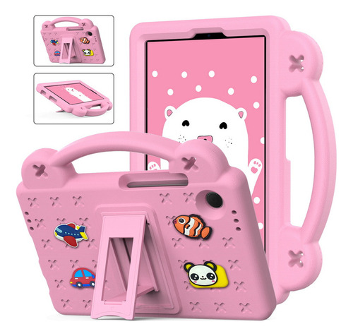 Capa De Silicone Infantil Para Galaxy Tab A9 8.7 (2023)