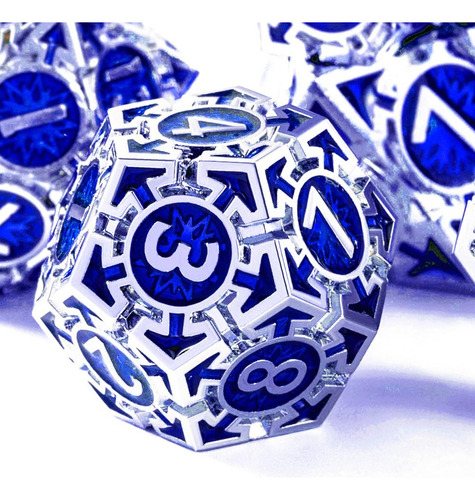 Rule Dice Conjunto De Dados De Metal Para Dnd Dungeons And
