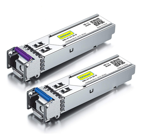 Un Par Transceptor Bidi Sfp Smf Mi Para Cisco Glc-bx-d D-