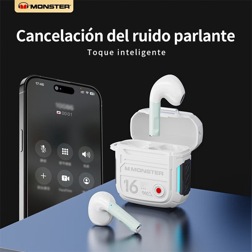 Auriculares Inalámbricos Monster Xkt16 Bluetooth 5.3