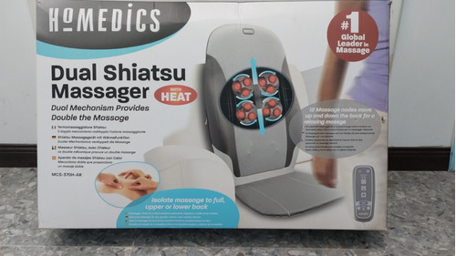 Homedics Masajeador Espalda Shiatsu Calor Silla