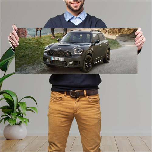 Cuadro 30x80cm Auto 2019 Mini Cooper S Countryma 355