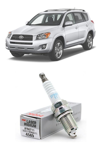 Vela Ignição Ngk Toyota Rav4 2.4 16v 2003-2013 Ifr6t11