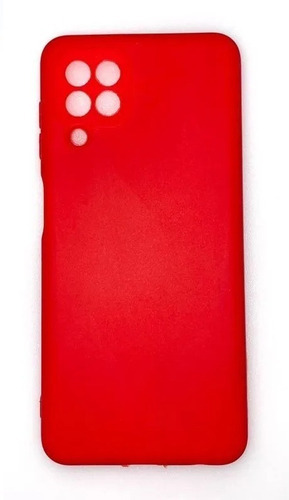 Capinha Capa Case Premium Aveludada Para Samsung Galaxy M53 Cor Vermelho