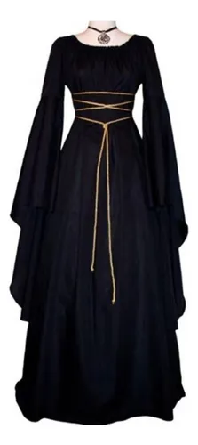 Bach Pp Nuevo Vestido De Bruja Medieval Para Mujer En El