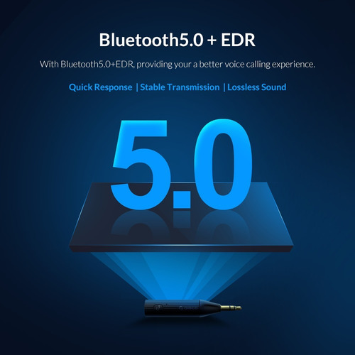 Imagem 3 de 10 de Adaptador Audio Bluetooth 5.0 Orico Edr 3.5mm