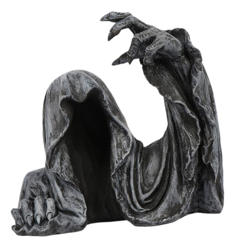 Mz Figura De Mano Espeluznante De Resina 19 Cm X 10 Cm X 17