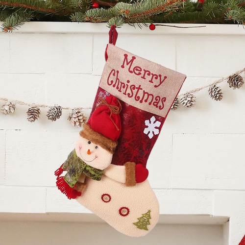 Medias Grandes De Navidad Muñeco De Nieve De Navidad