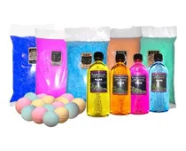 Comprar Set De Baño. 5kg Sal, 15 Bombas Medianas, 4 Baños De Espuma