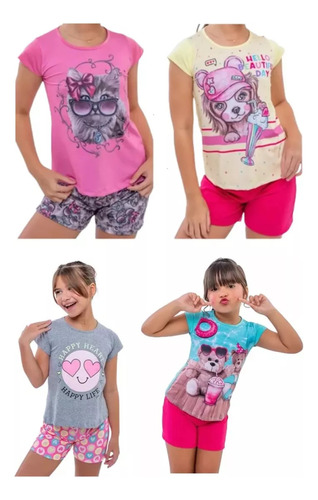 Roupas Infantil Menina Kit Com 10 Conjuntos Cliente Escolhe