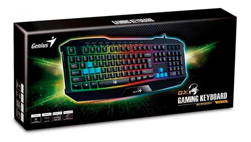 Teclado Genius Gx Scorpion K215 Gaming Usb Black