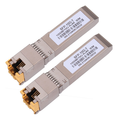 2pack Mdulos Sfp+ 10g Rj45 Para Cisco Y Ms - 30m