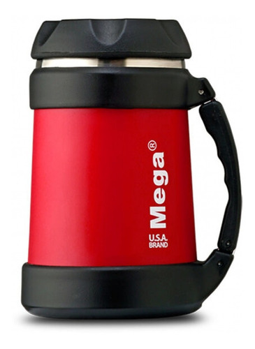 Termo De Comida Mega Power Steel 500ml Frio - Caliente