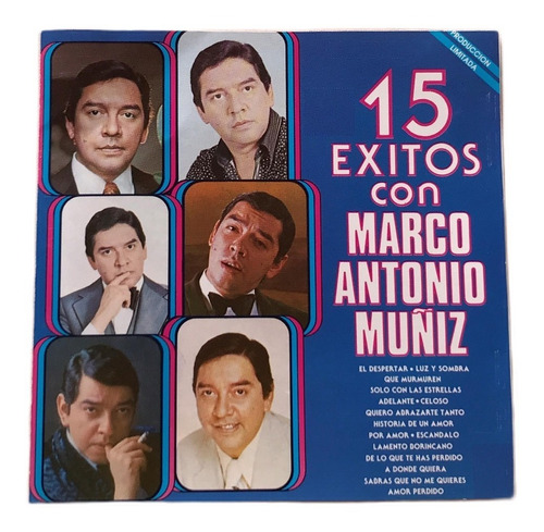 Marco Antonio Muñiz 15 Exitos Cd Disco Compacto 1996 Bmg