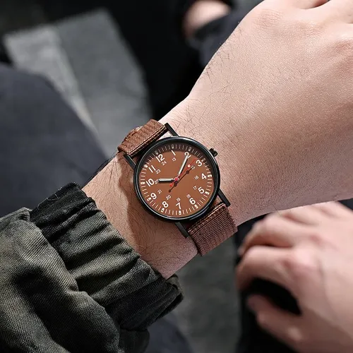 Reloj De Cuarzo Con Correa De Nylon Para Hombre MercadoLibre