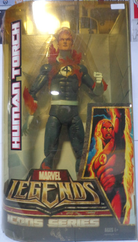 Antorcha Humana Variante Marvel Legends Icons Hasbro 2006