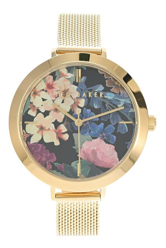 Reloj Mujer Ted Baker Bkpamf1029i Cuarzo Pulso Dorado En