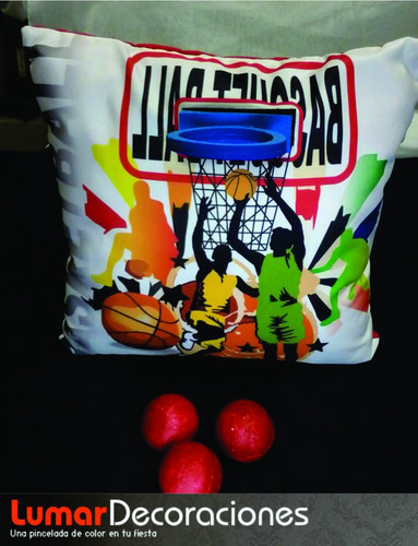 Almohadón Didáctico Infantil - Bascketball
