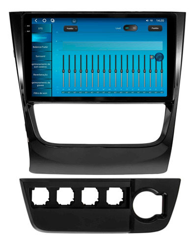 Multimidia Fóton G3 Gol Voyage 13 A 16 8+256gb Octa 2k 9p
