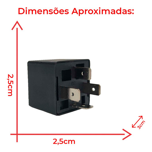 Relé Auxiliar 40a - 12v Universal Partida Frio