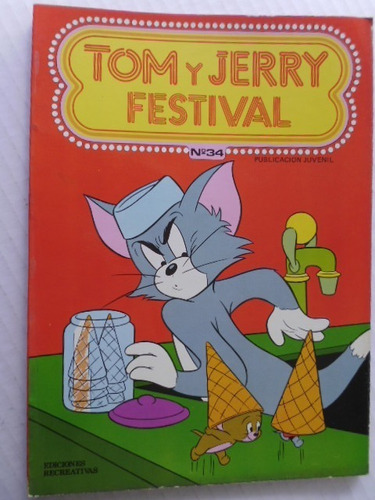 Festival De Tom Y Jerry Nro. 34  España  Comic En Físico