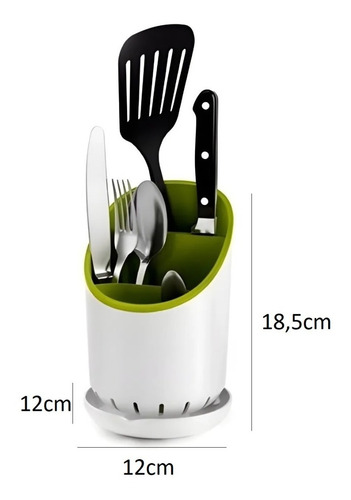 Imagen 2 de 10 de Escurridor Secador De Cubiertos Organizadores Cocina