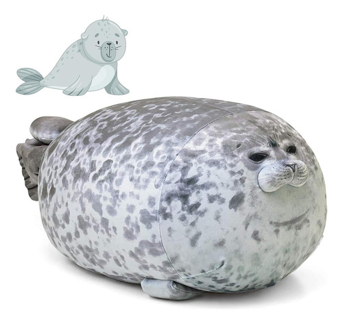 30/40cm Pulgada Almohada De Foca Rellena - Chubby Blob Seal