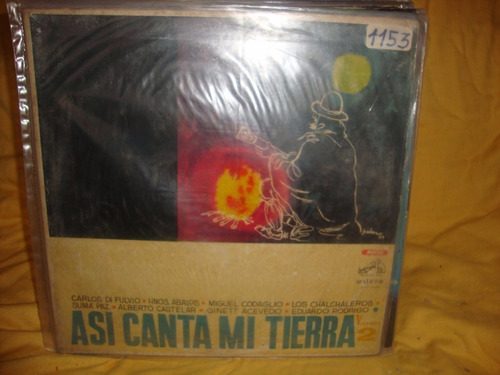 Vinilo Asi Canta Mi Tierra 2 Codaglio Abalos Fulvio F2