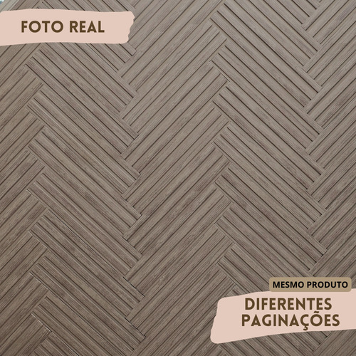 Revestimento De Parede Adesivo Autocolante Fácil 3 M2 Cor Marrom-claro