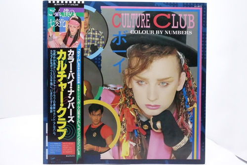 Vinilo Culture Club Colour By Numbers 1983 Ed. Japonesa, Obi